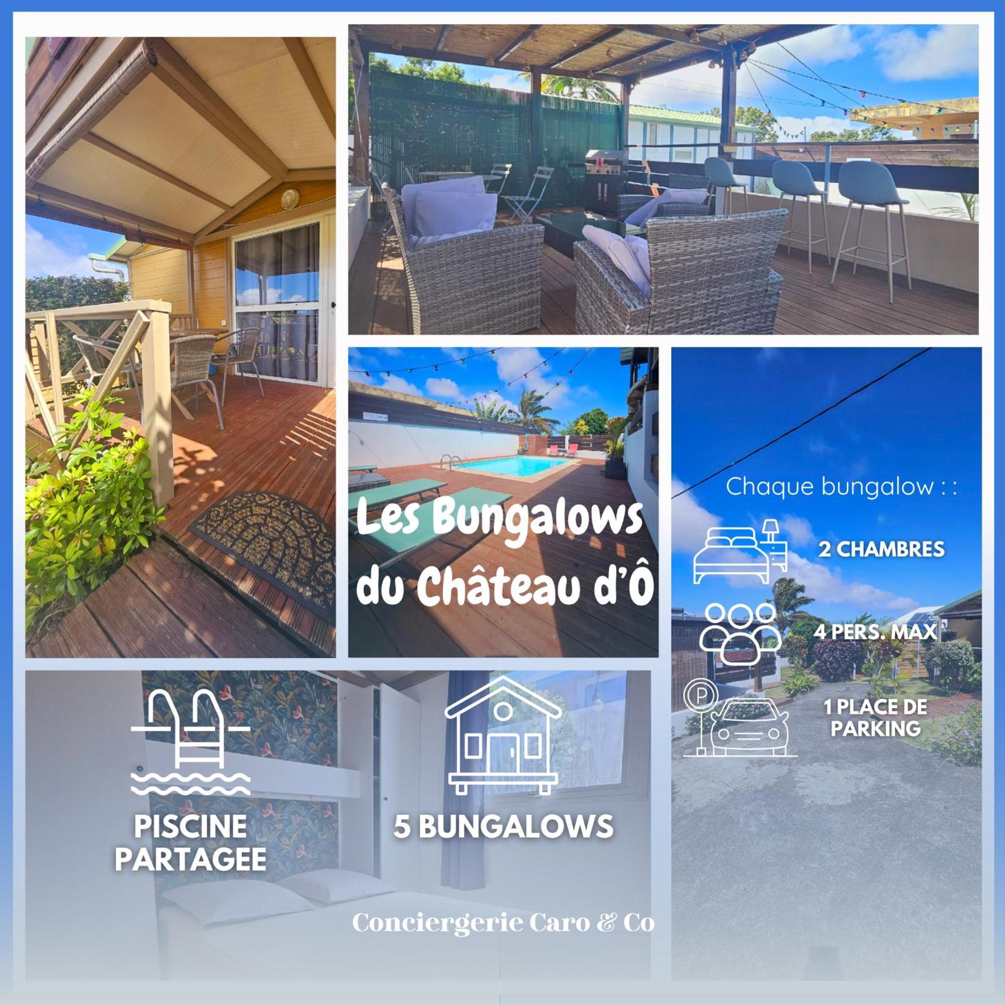 Les Bungalows Du Chateau D'O Petite Île Kültér fotó